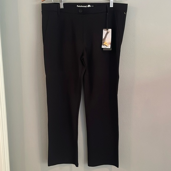 Betabrand Pants - Betabrand NWT Dress Yoga Pant Black size XL petite
